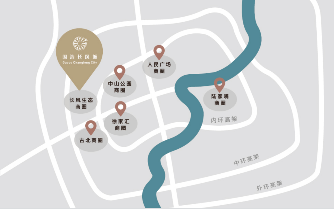 国浩长风城交通区位图